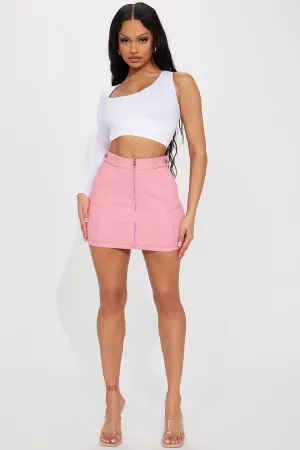 Always Trendy Mini Skirt - Pink