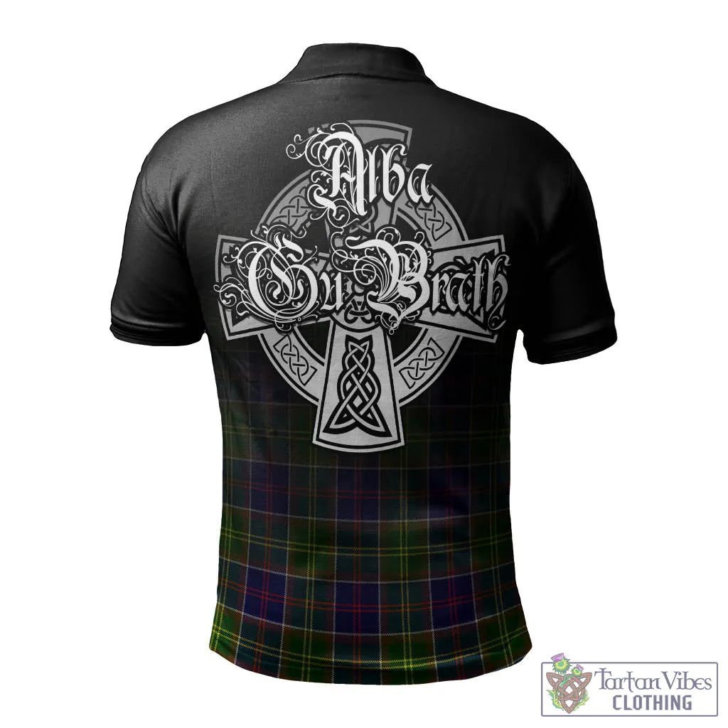 Arnott Tartan Polo Shirt Featuring Alba Gu Brath Family Crest Celtic Inspired