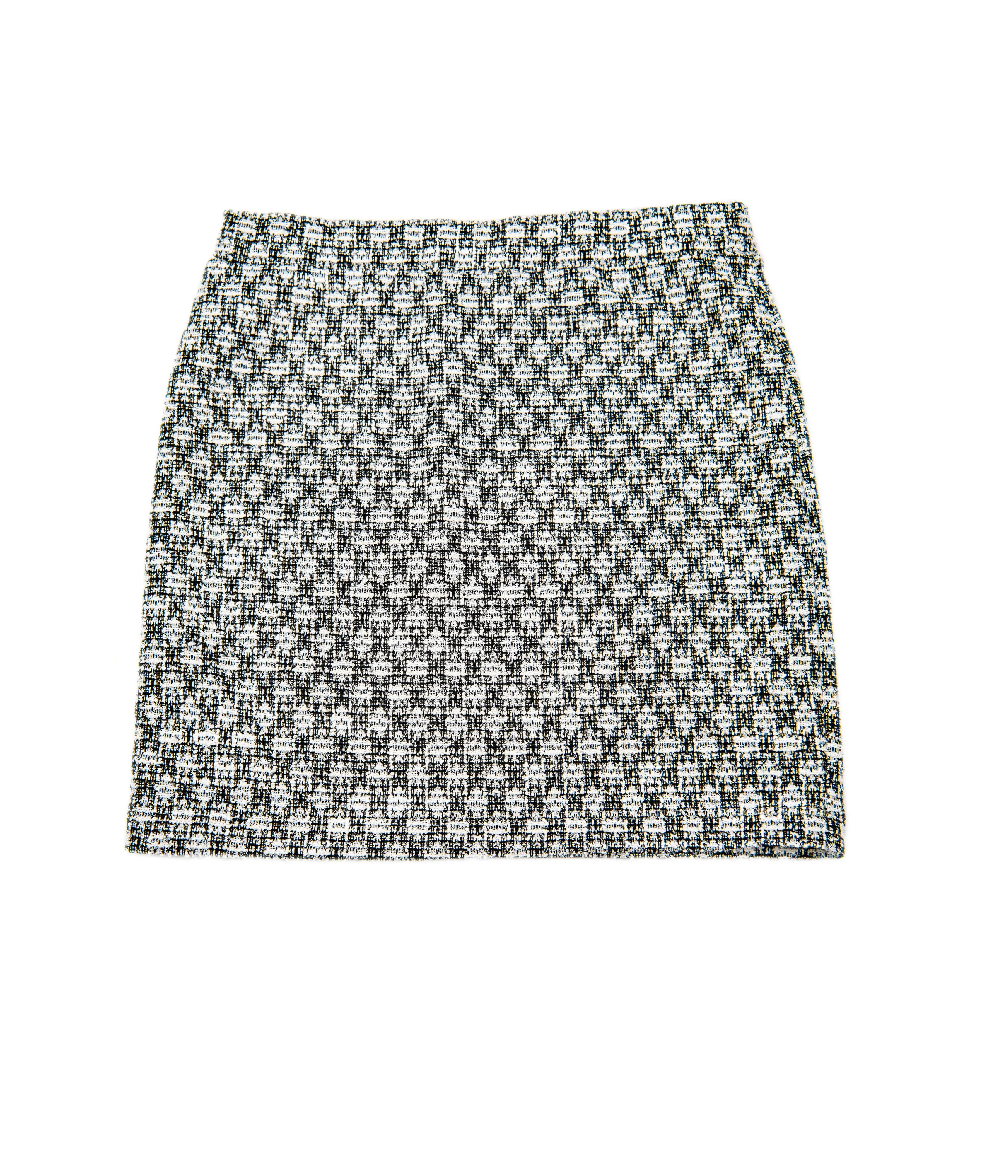 By Debra Girls Black/White Boucle Straight Skirt