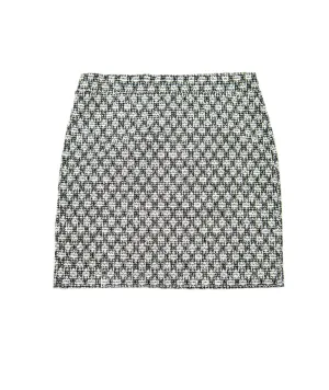 By Debra Girls Black/White Boucle Straight Skirt