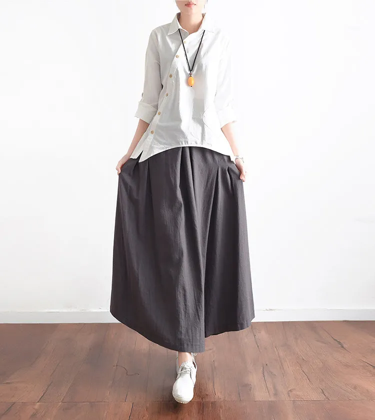 Casual Summer Women Skirts Women Skirts Women Linen Cotton Skirts ATM962321