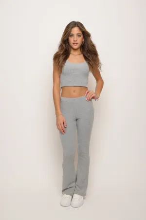 Gray Rib Tank Top