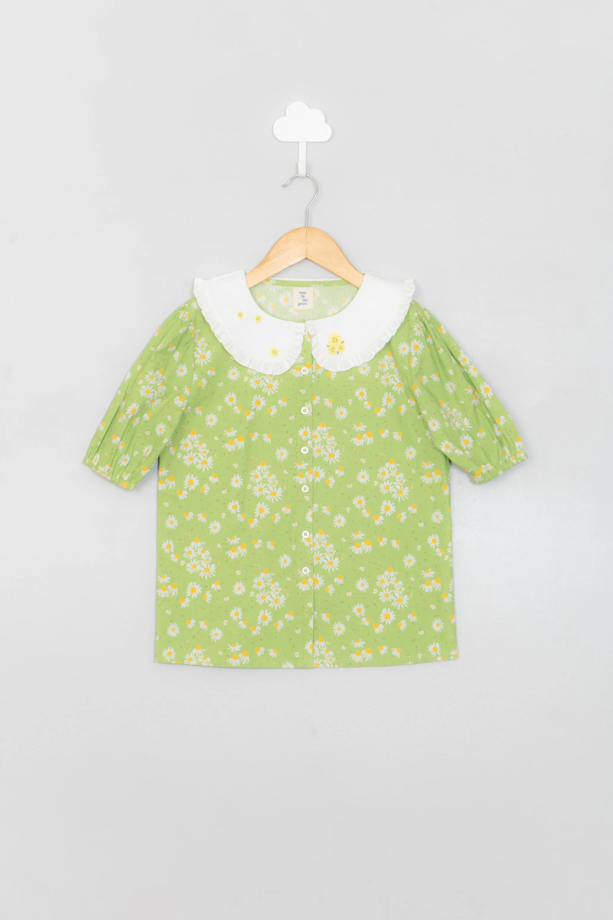 Green Sunflowers Shirt