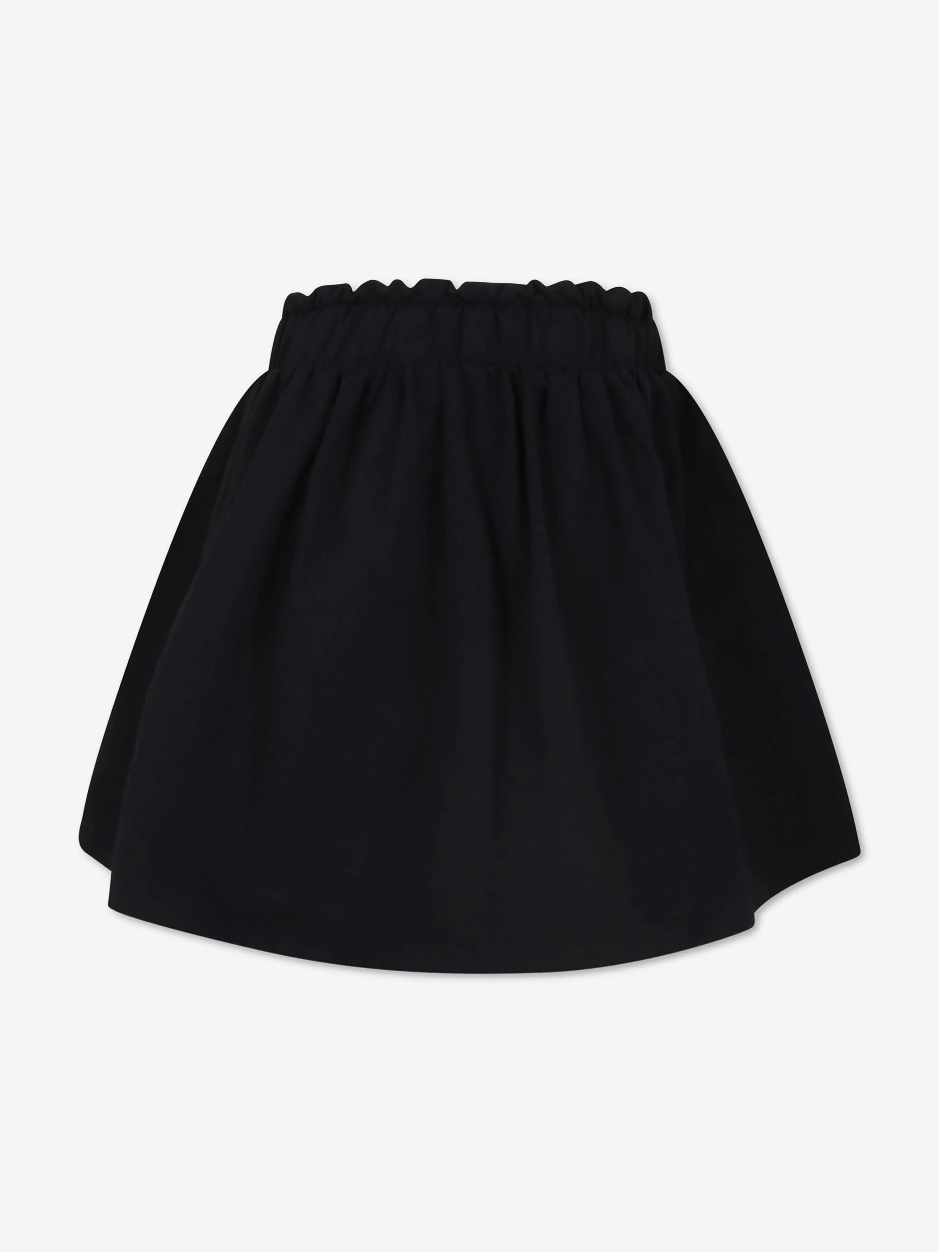 Moschino Girls Bear Logo Skirt in Black