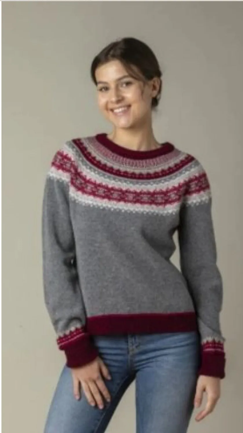 NEW Eribe Alpine Sweater P3974 Greyberry