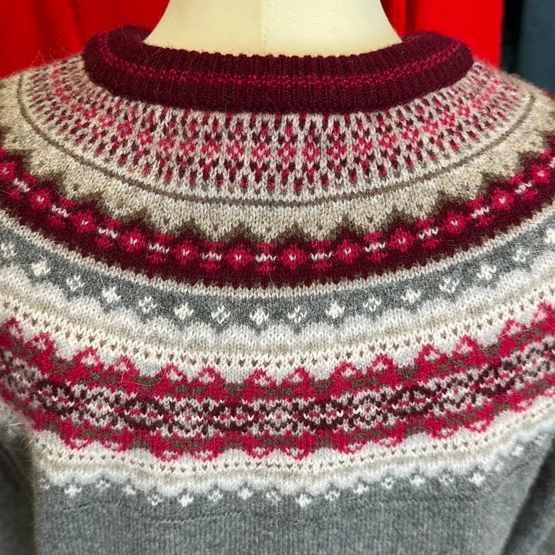 NEW Eribe Alpine Sweater P3974 Greyberry