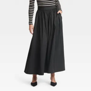 New - Women's Voluminous Maxi Skirt - A New Day