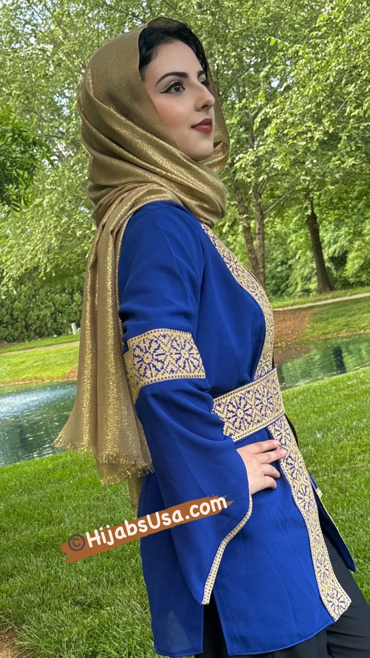 “Raniya" Royal Blue Shirt / Jacket