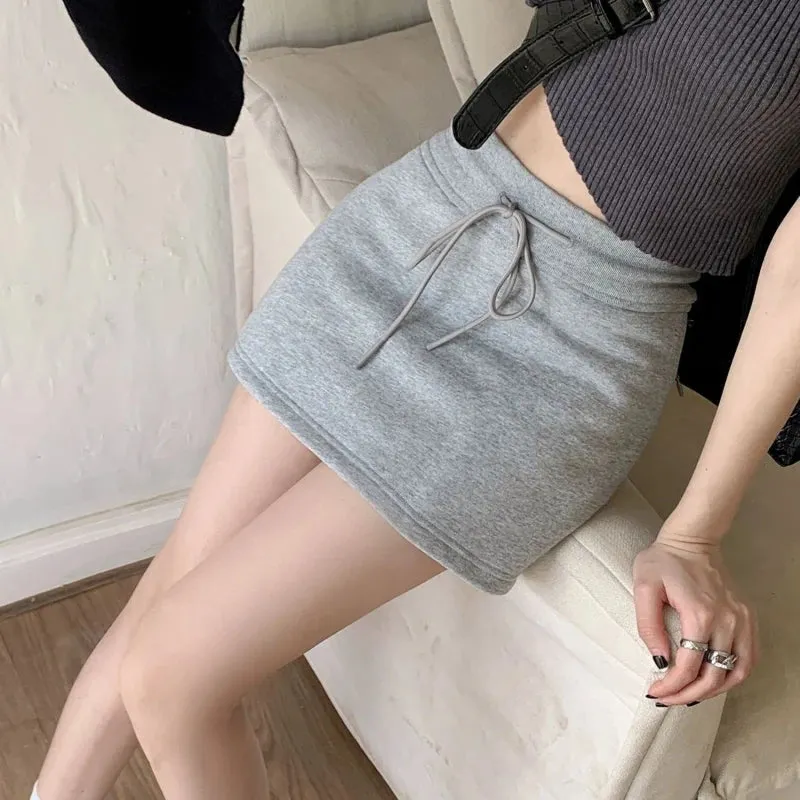 Summer Casual Slim Elastic Waist Breathable Mini Skirt