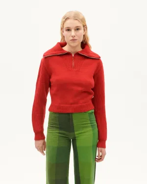 Tanit Wool Sweater Red