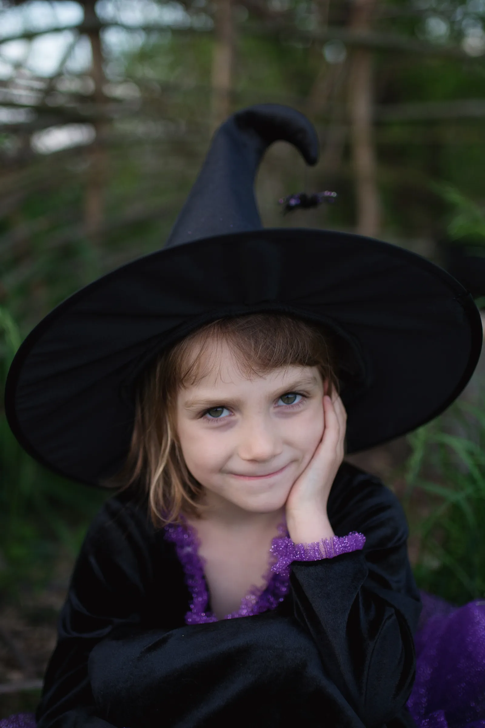 Vera The Velvet Witch Dress & Hat by Great Pretenders