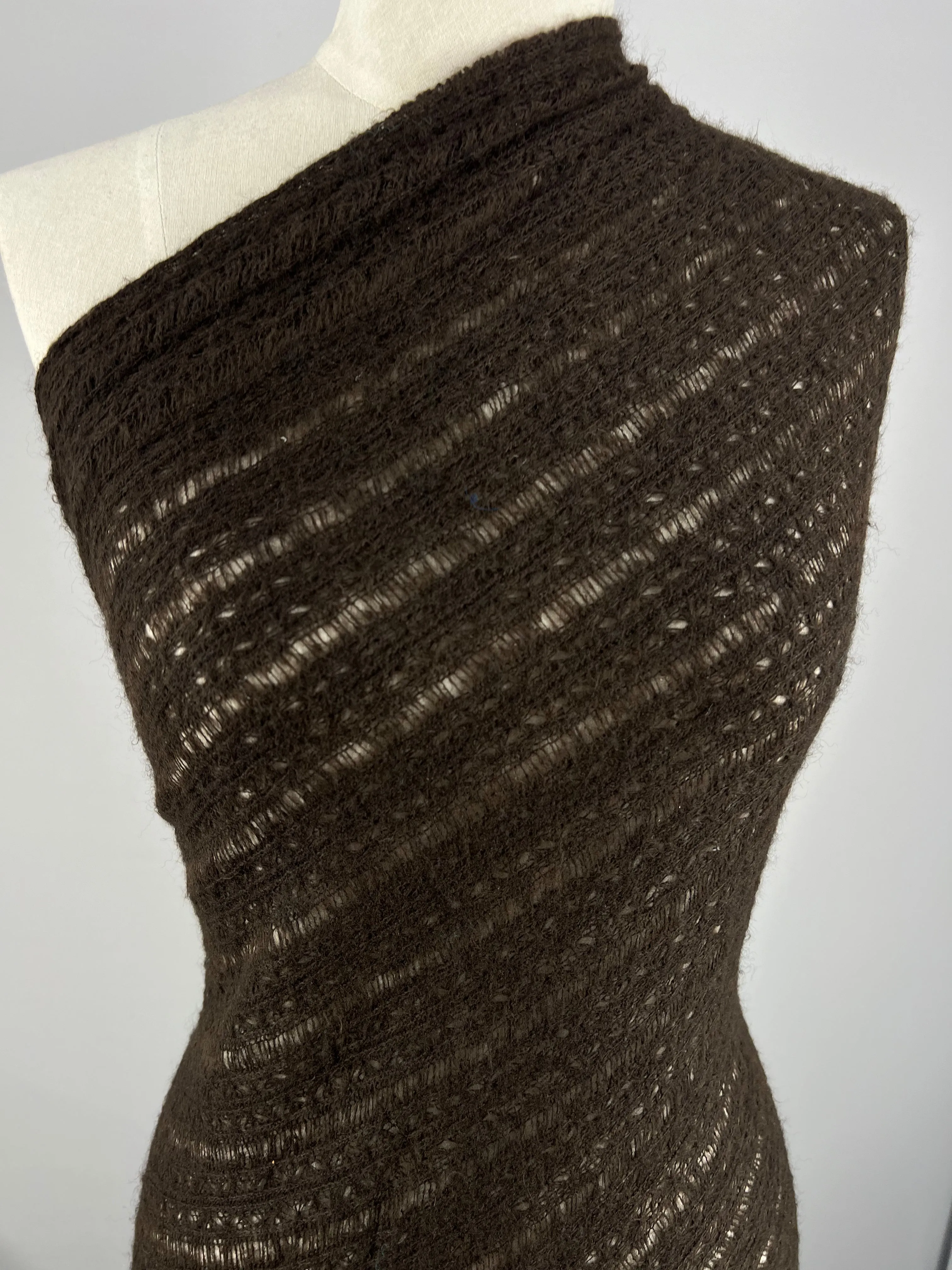 Wool Knit - Dark Chocolate - 140cm