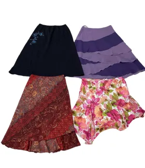 Y2k Italian Bale Floral Romantic Skirts Mixed - 20 Pcs